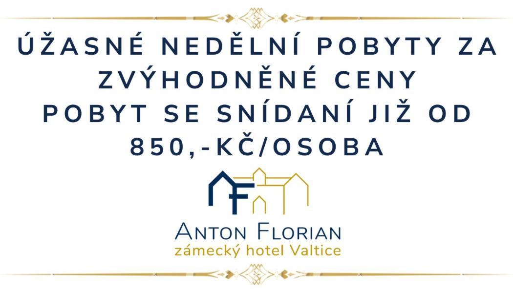 ANTON FLORIAN, zámecký hotel Valtice Exterior foto